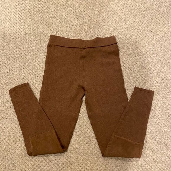 Minnie Rose Equestrian Style High Waisted Legging Suede Knee Size S - Picture 2 of 10